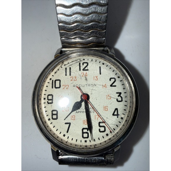 Accutron Other - Vintage 1971 Bulova Accutron Railroad Approved Tuning Fork 214H Men's Watch